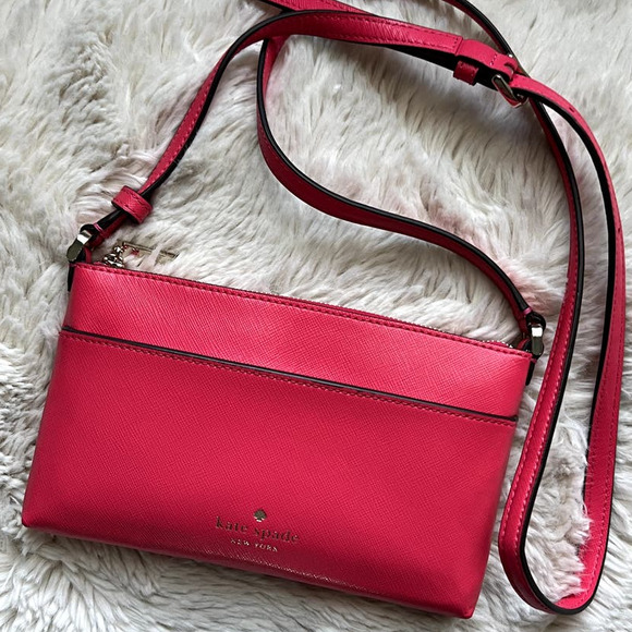 Kate Spade Hot Pink Crossbody Purse Wallet
